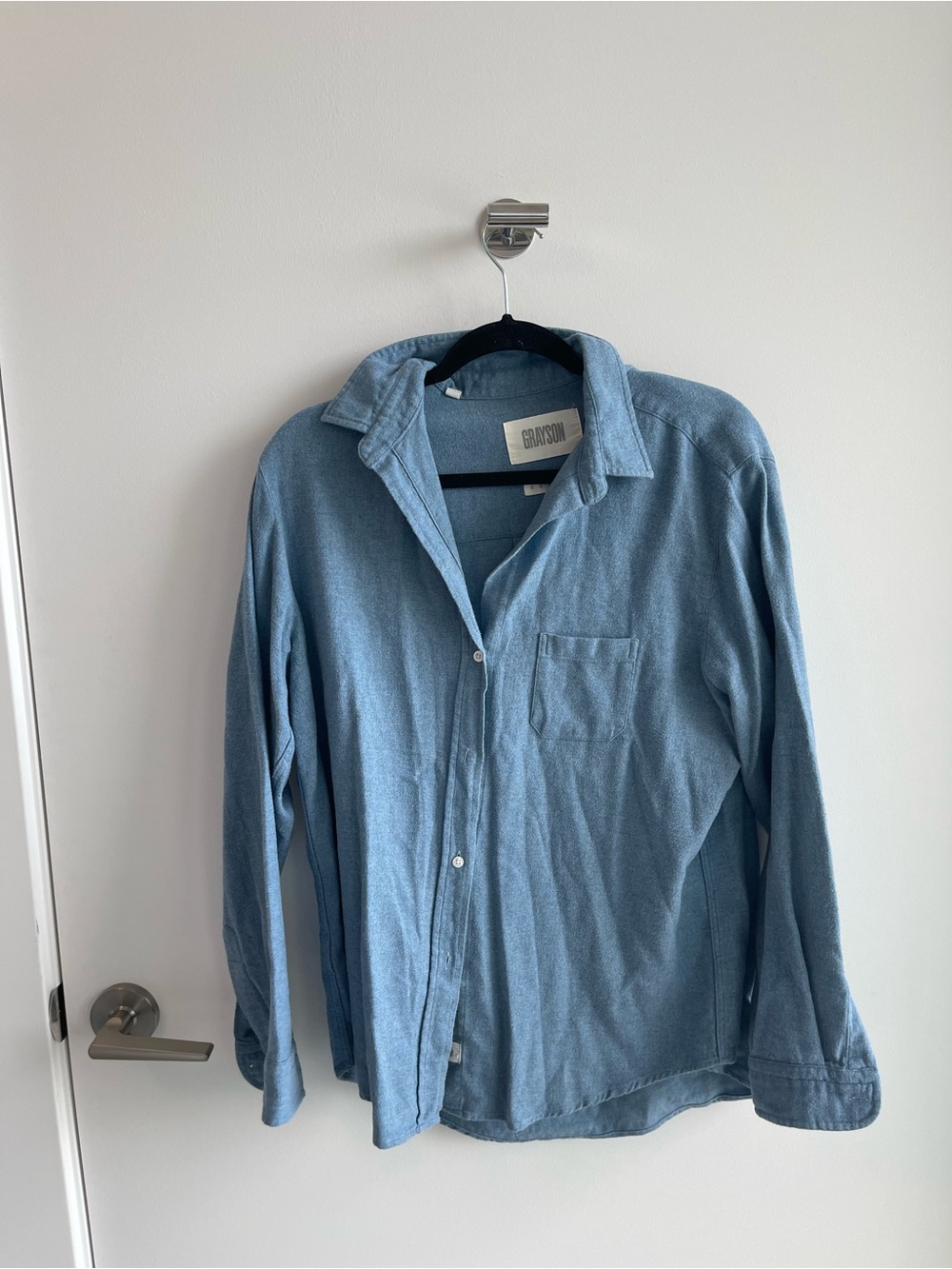 Grayson Light Blue Button-Up Shirt